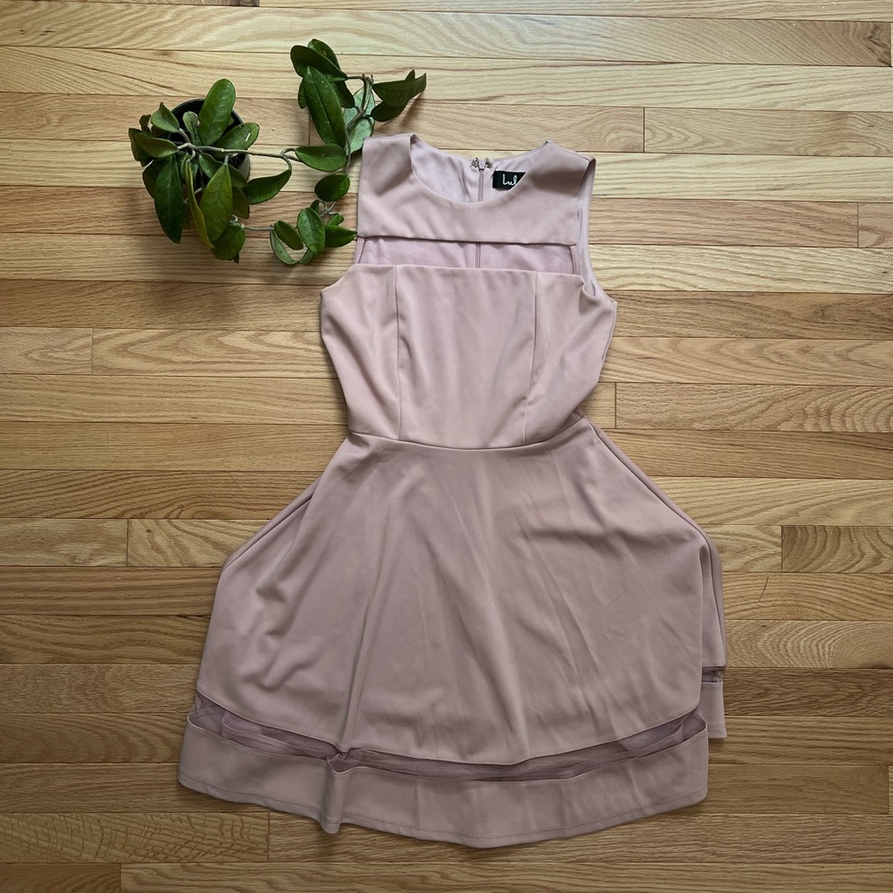 Lulu’s Elegant Mauve Sleeveless Dress (size XS)